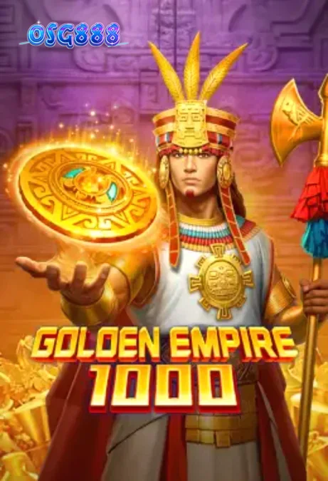 Tampilan visual slot Golden Empire 1000 dengan tema piramida Mesoamerika